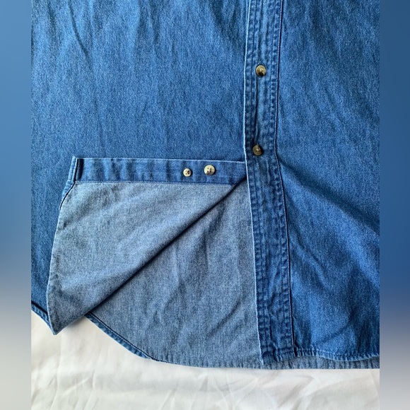 Vintage - Competitors View Bill Elliot chambray button down - Picture 6 of 9